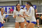 VB vs RIC  Wheaton Women's Volleyball vs Rhode Island College. - Photo by Keith Nordstrom : Wheaton, Volleyball, VB